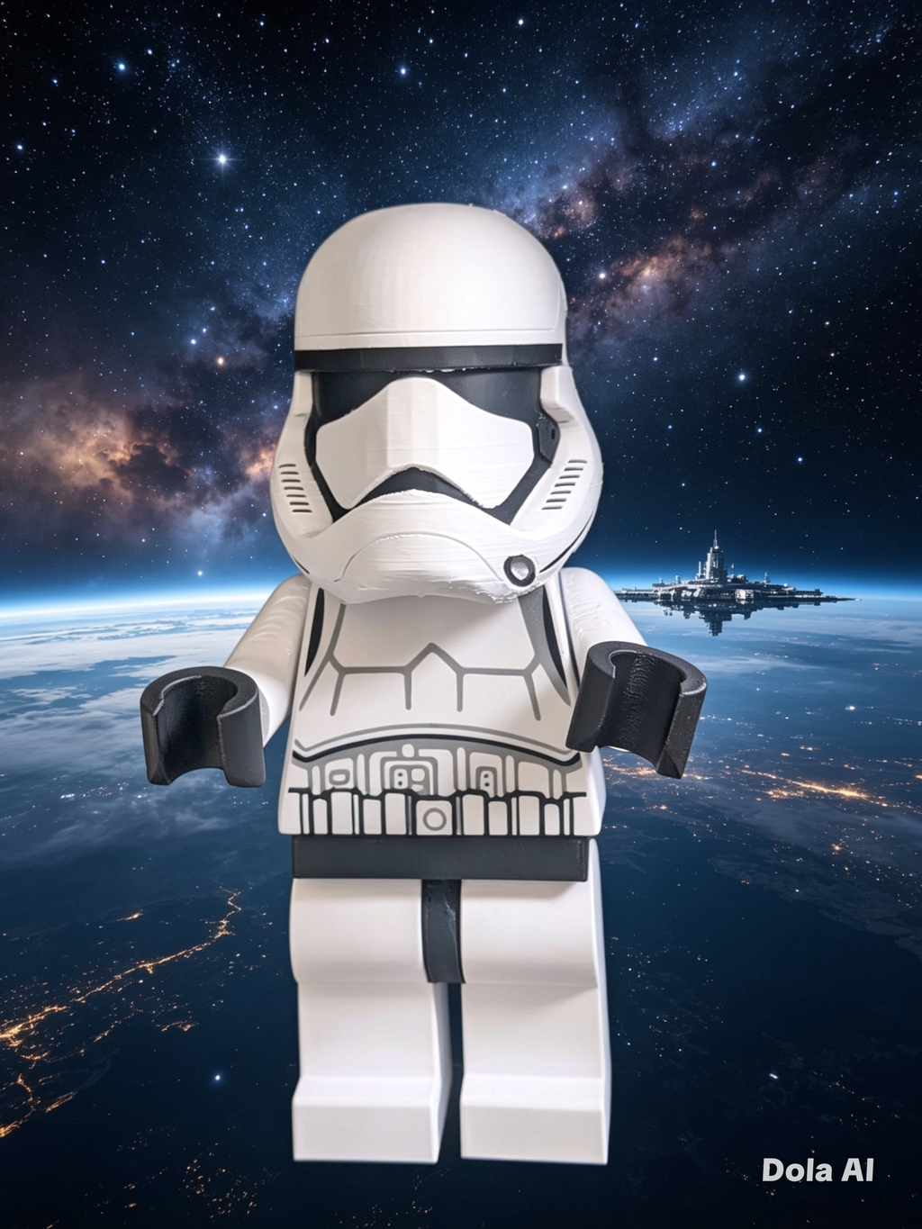 Lego Stormtrooper - handmade 3D printed Lego-style figure by 3DEE Prints
