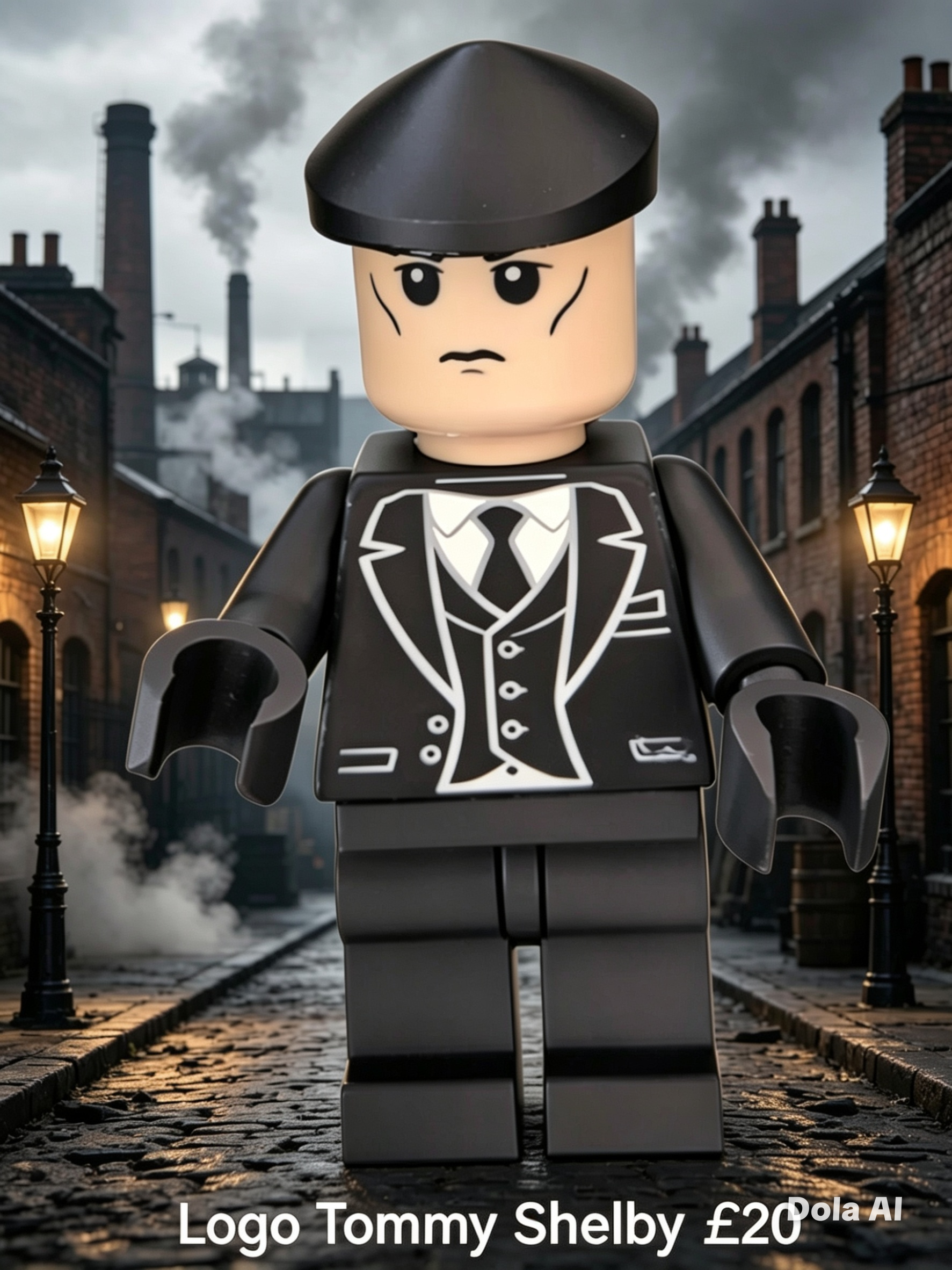 Lego Tommy Shelby (Peaky Blinders) - handmade 3D printed Lego-style figure by 3DEE Prints