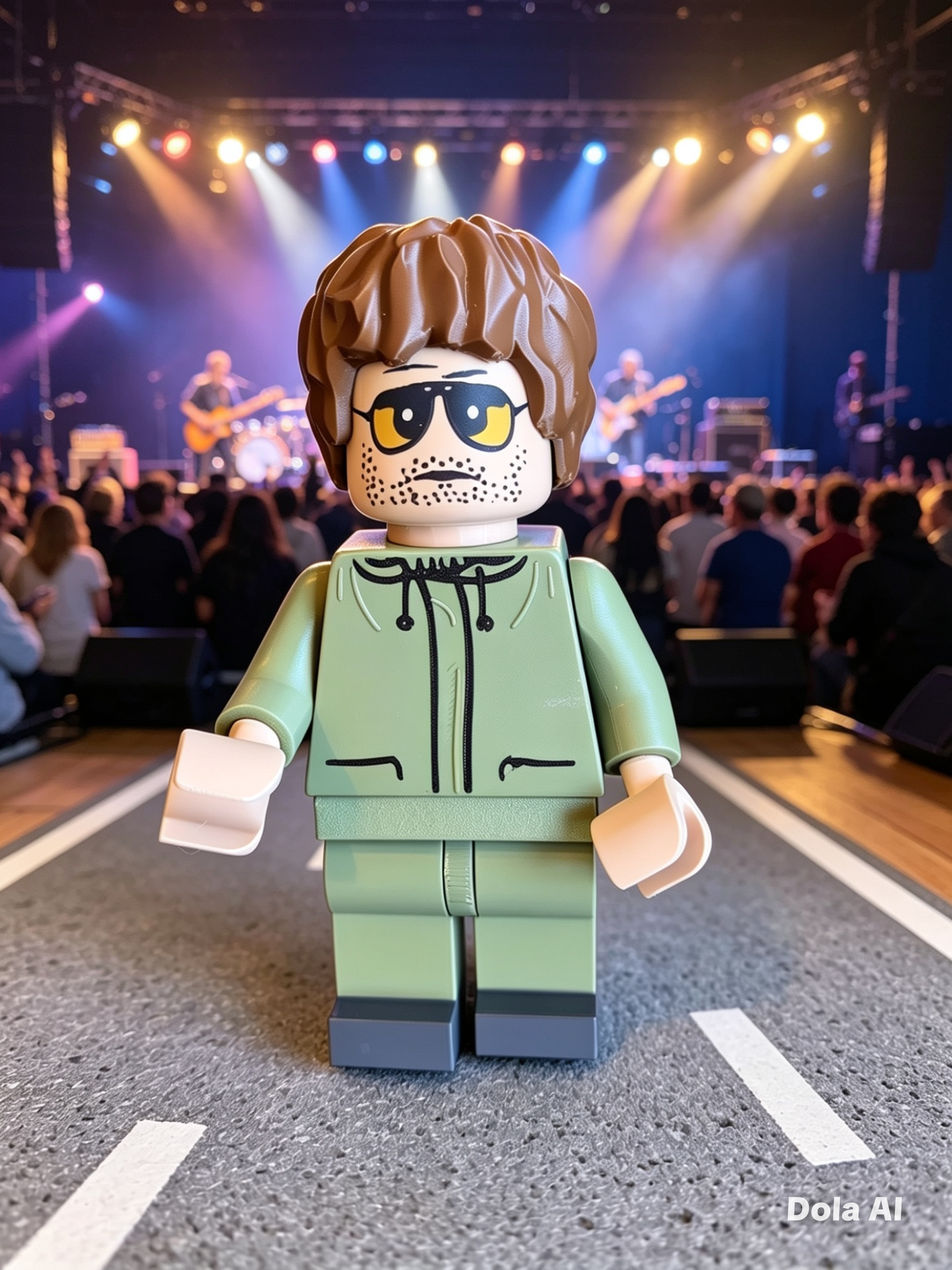 Lego Liam Gallagher (Oasis) - handmade 3D printed Lego-style figure by 3DEE Prints