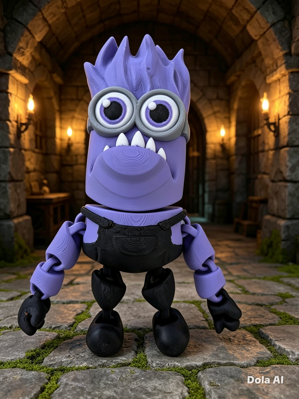 Evil Minion Flexi - handmade 3D printed flexi toy by 3DEE Prints