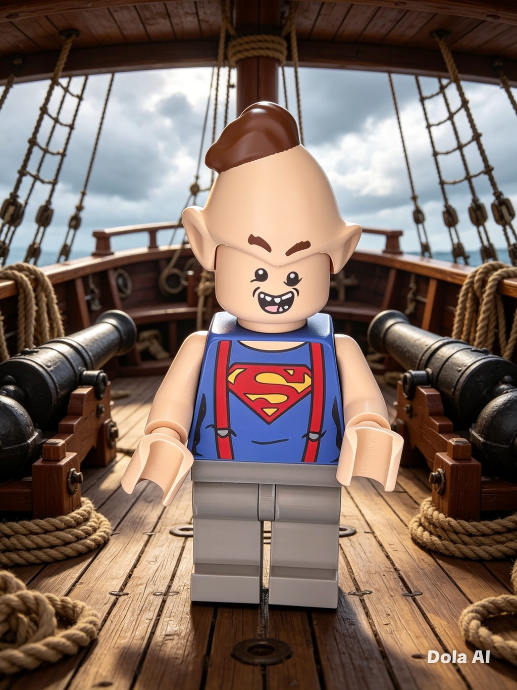 Lego Sloth (The Goonies) - handmade 3D printed Lego-style figure by 3DEE Prints
