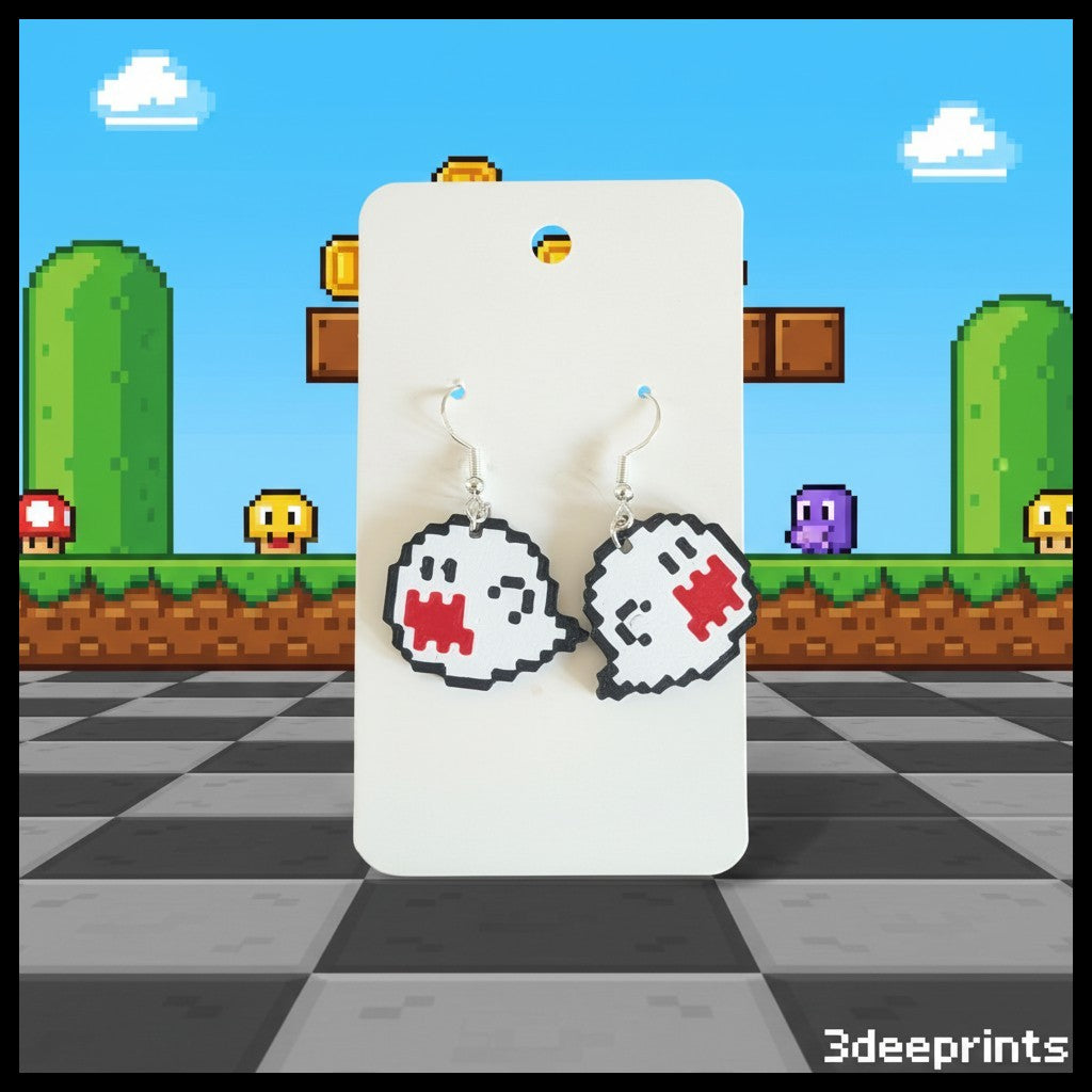 Boo Ghost Earrings