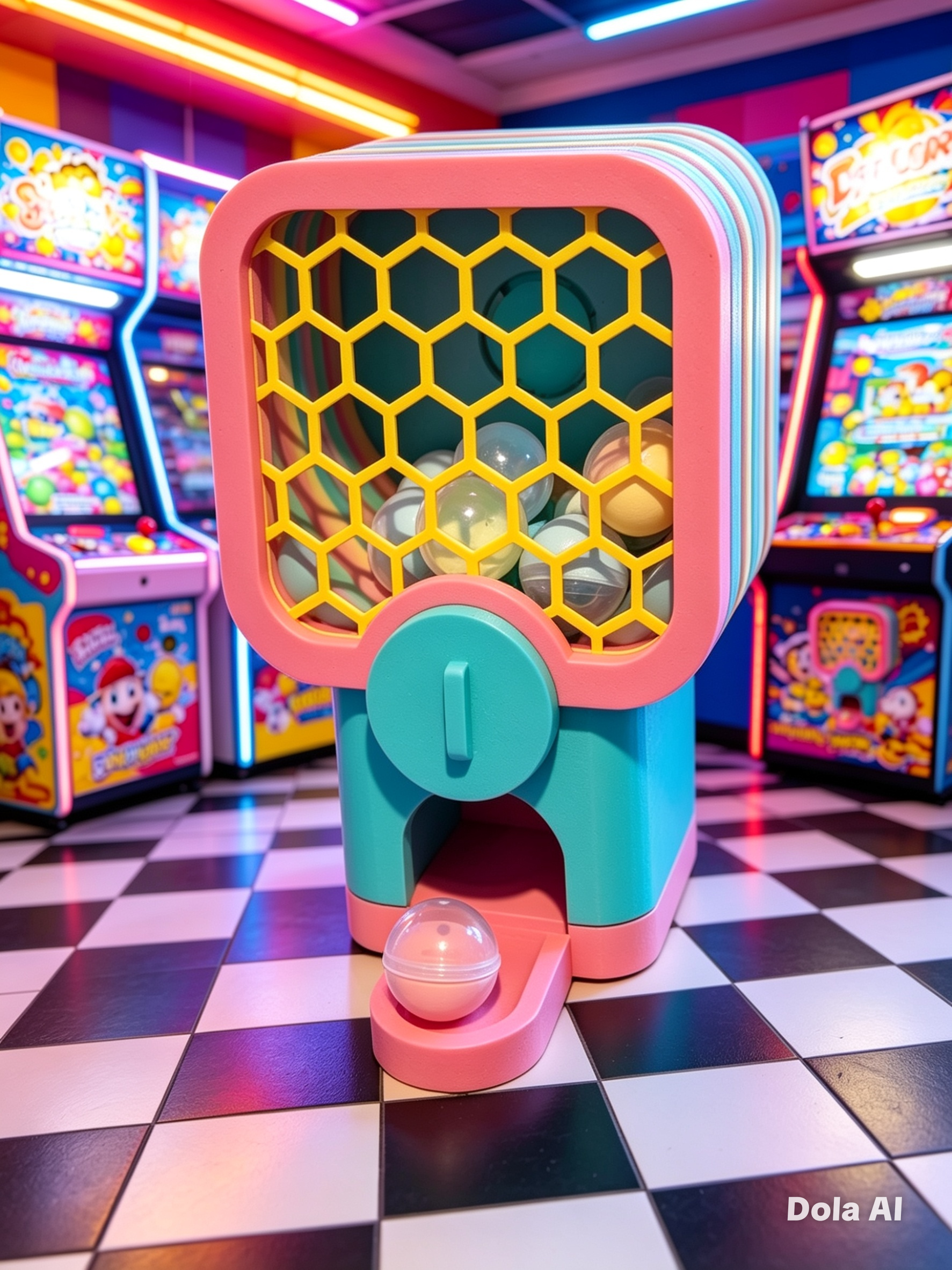50mm Ball Machine (No Coin Needed)