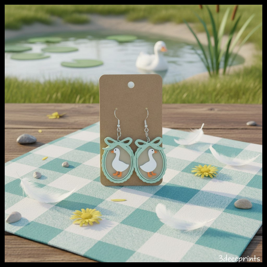 Duck Earrings