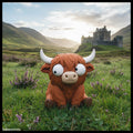 Google Eyes Highland Coo