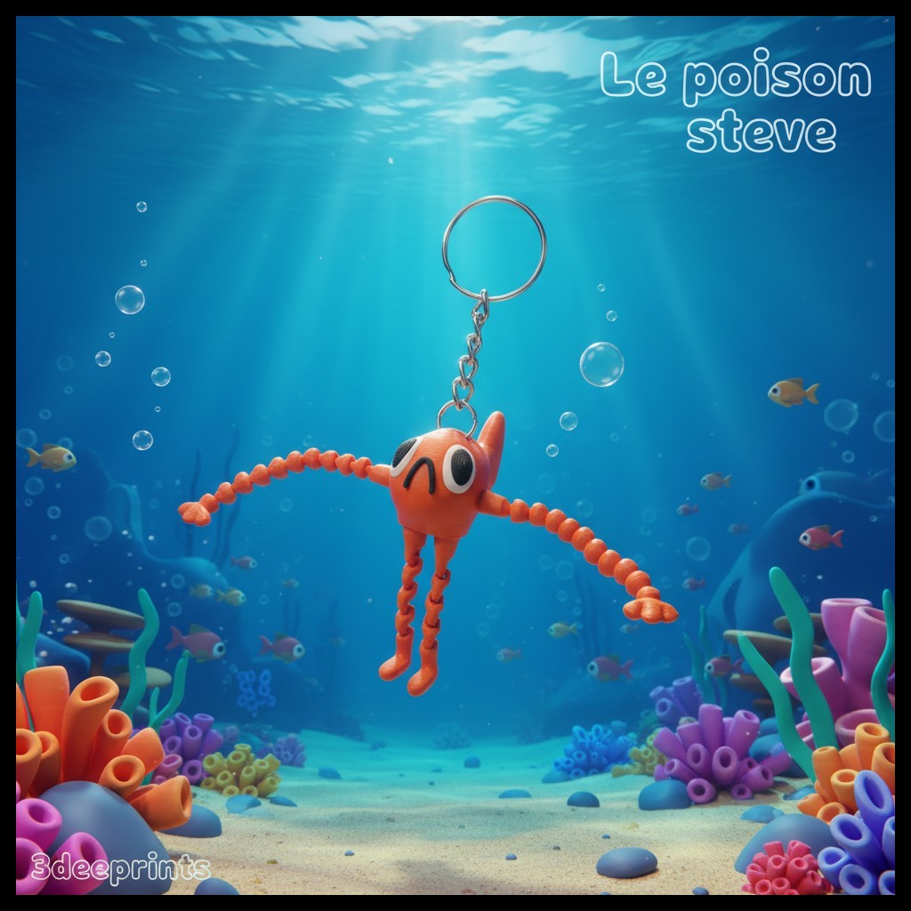 Keyring - Le Poisson Steve