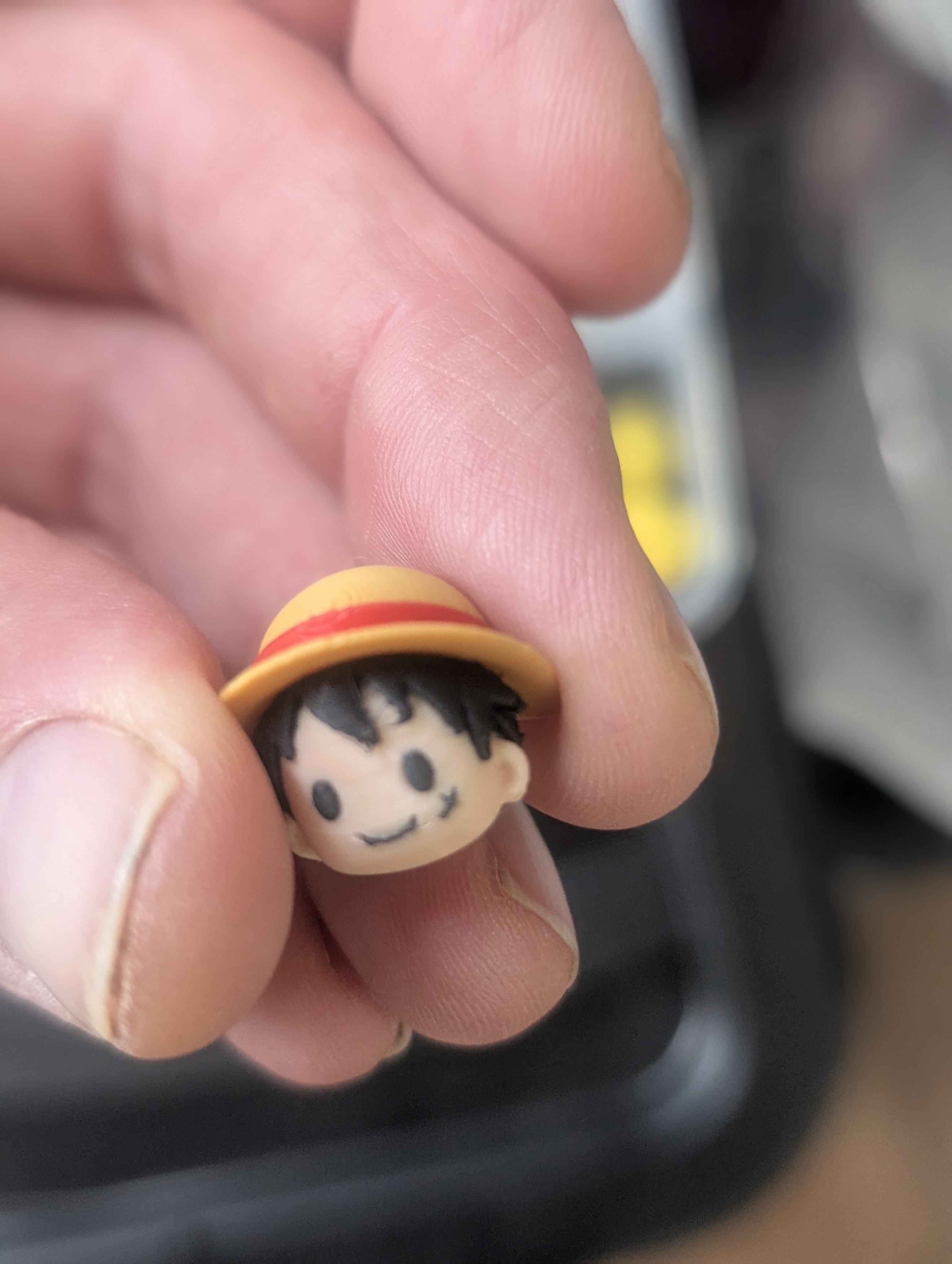 Luffy dumpling - handmade 3D printed dumpling charm by 3DEE Prints