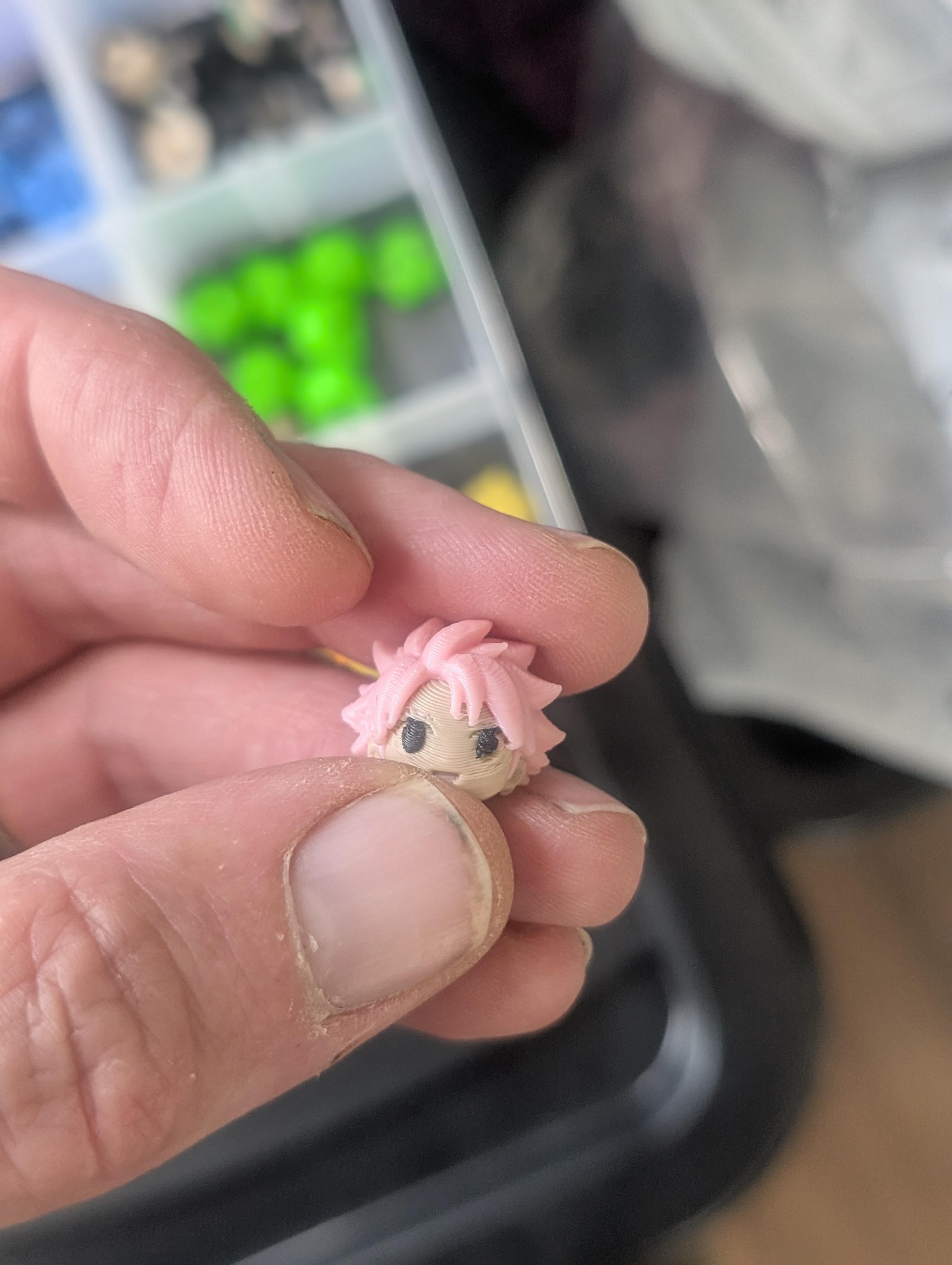 Natsu dumpling - handmade 3D printed dumpling charm by 3DEE Prints