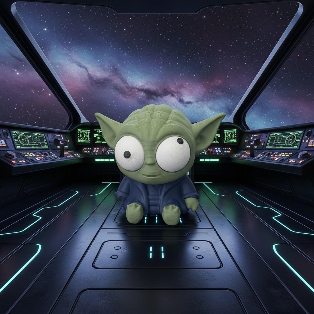 Google Eyes Grogu / Yoda