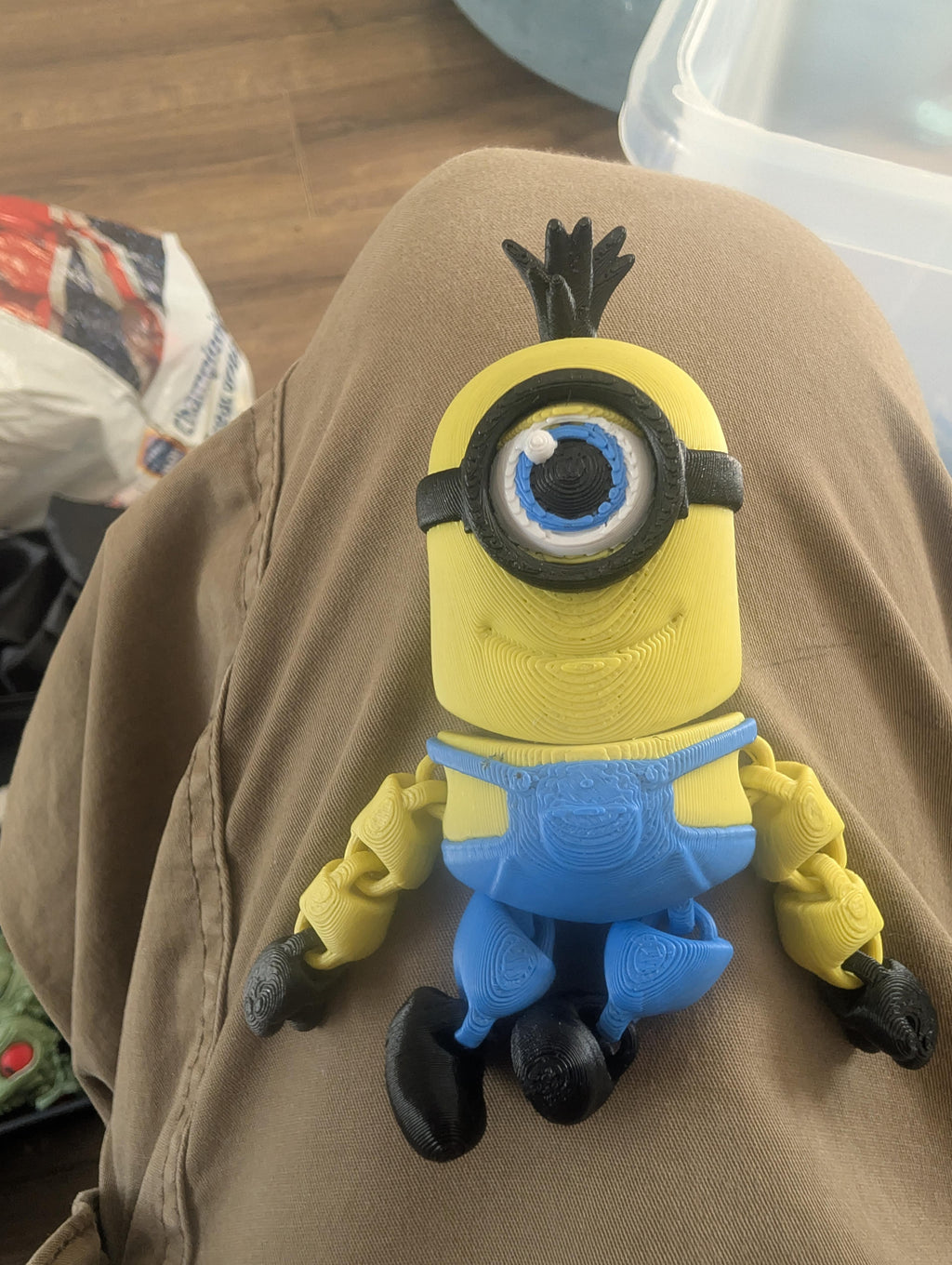 Minion Flexi - handmade 3D printed flexi toy by 3DEE Prints