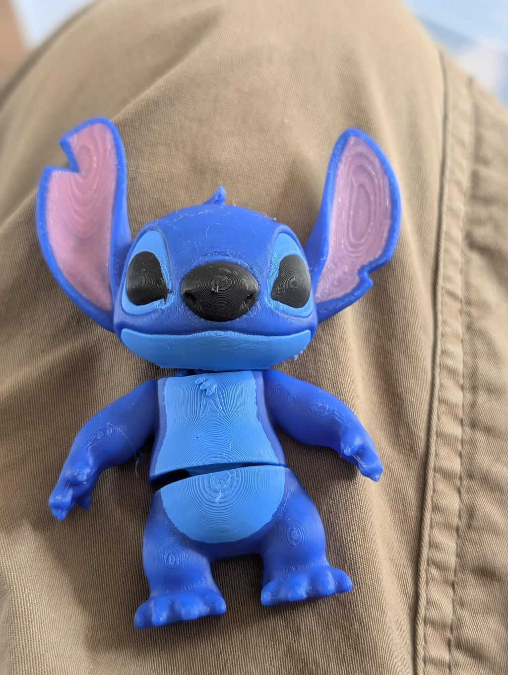 Stitch Flexi - handmade 3D printed flexi toy by 3DEE Prints
