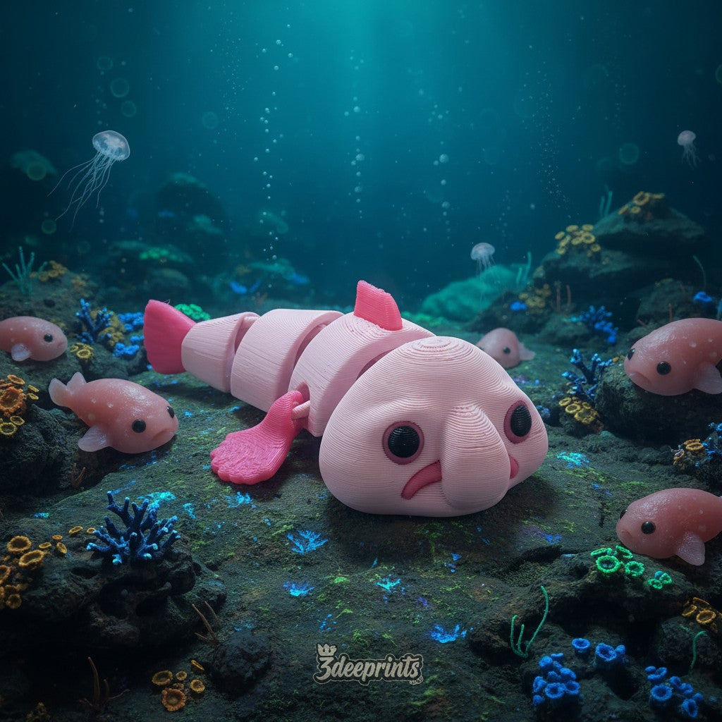 Pink Axolotl Flexi