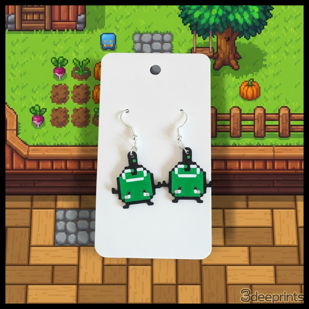Pixel Backpack Earrings