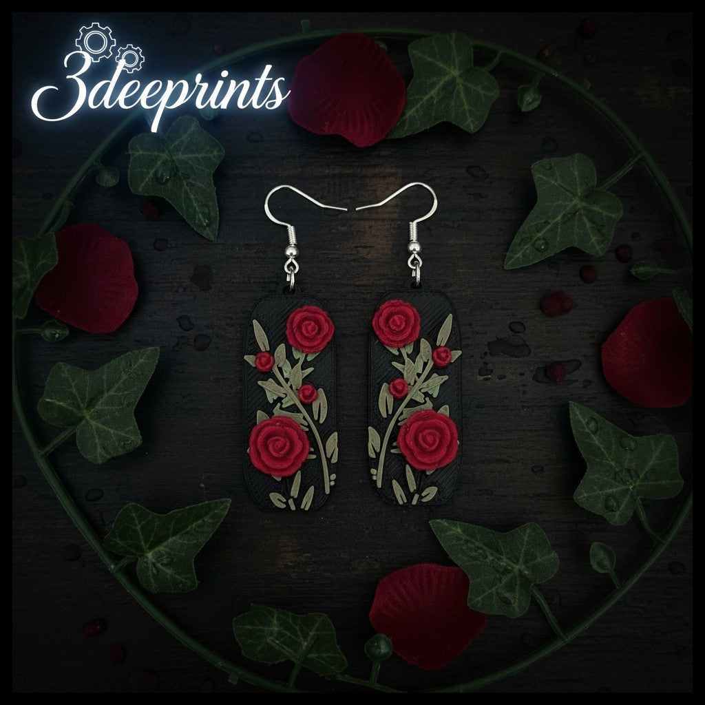 Rose Earrings