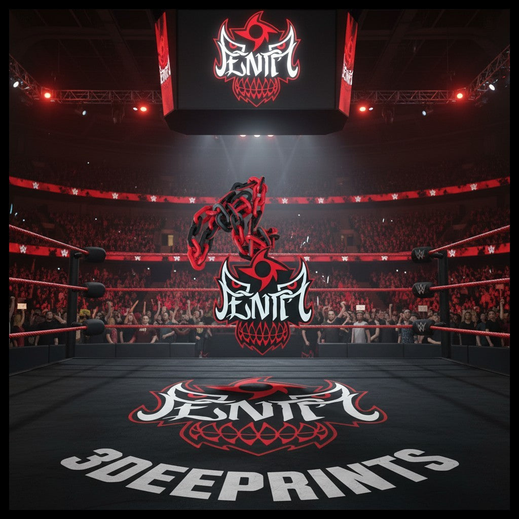Wrestling Chain - The Fiend (Red/Black)