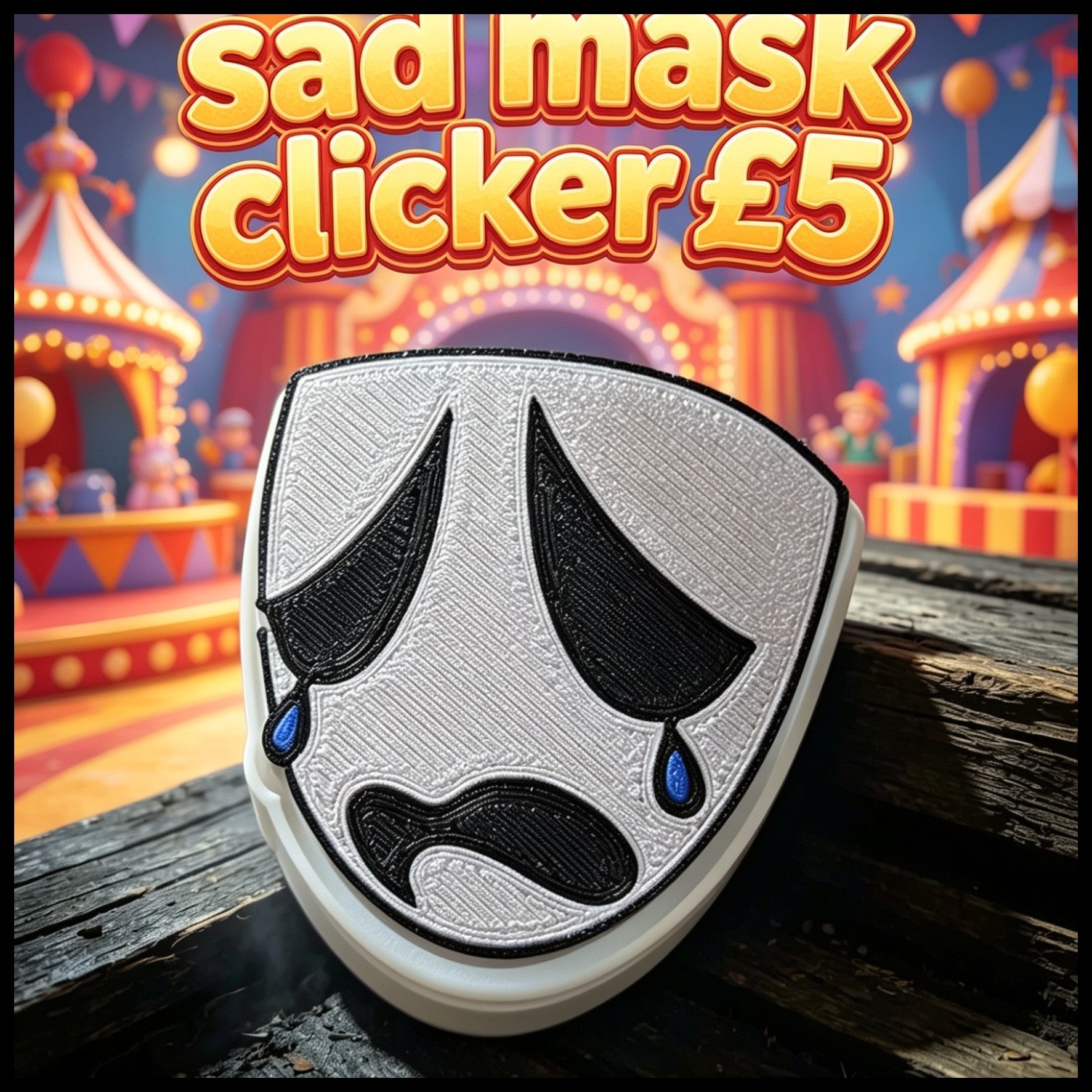 Gangle Sad Mask Clicker (Digital Circus)