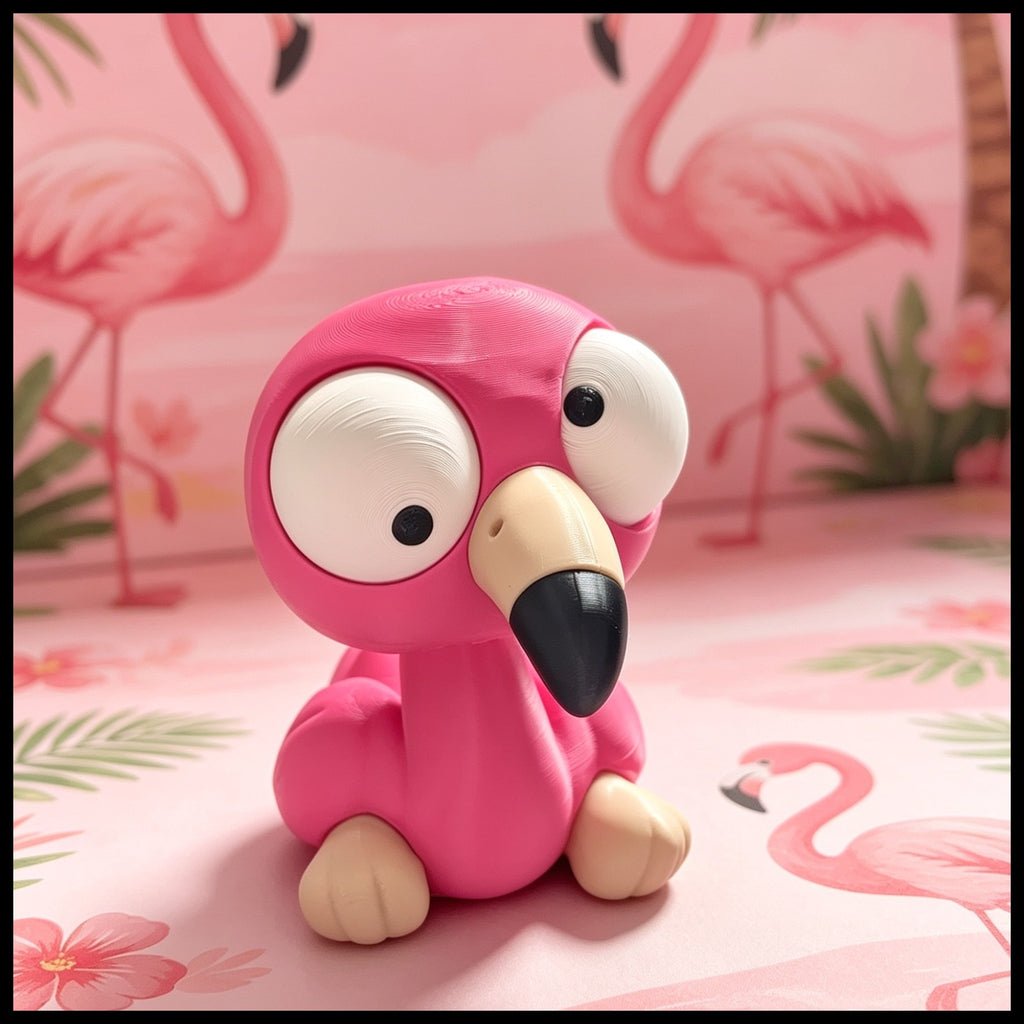 Google Eyes Flamingo - Pink