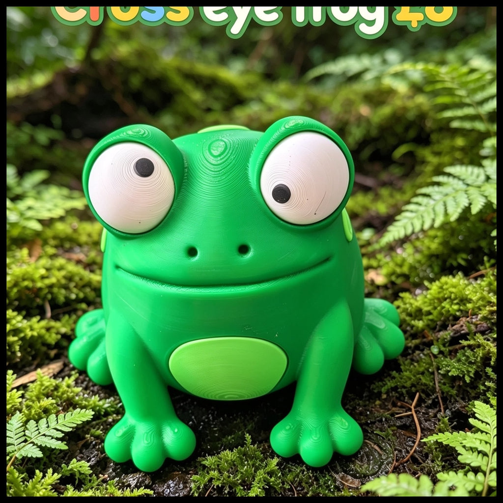 Google Eyes Frog - Green