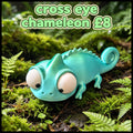 Google Eyes Green Chameleon