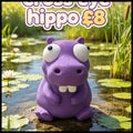 Google Eyes Hippo - Purple