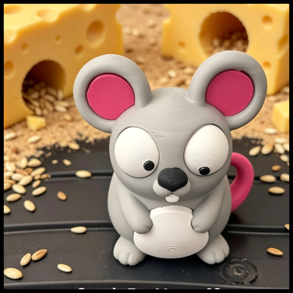 Google Eyes Mouse - Grey