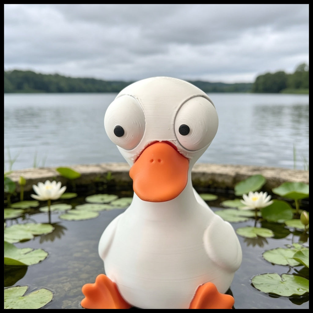 Google Eyes White Goose