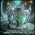Gothic/Fantasy Flower Pot