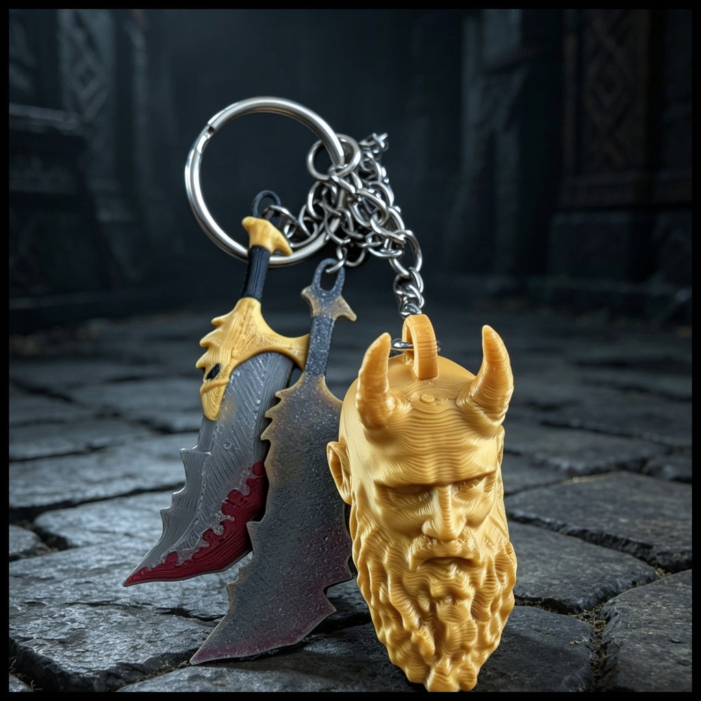 Keyring - Viking Head