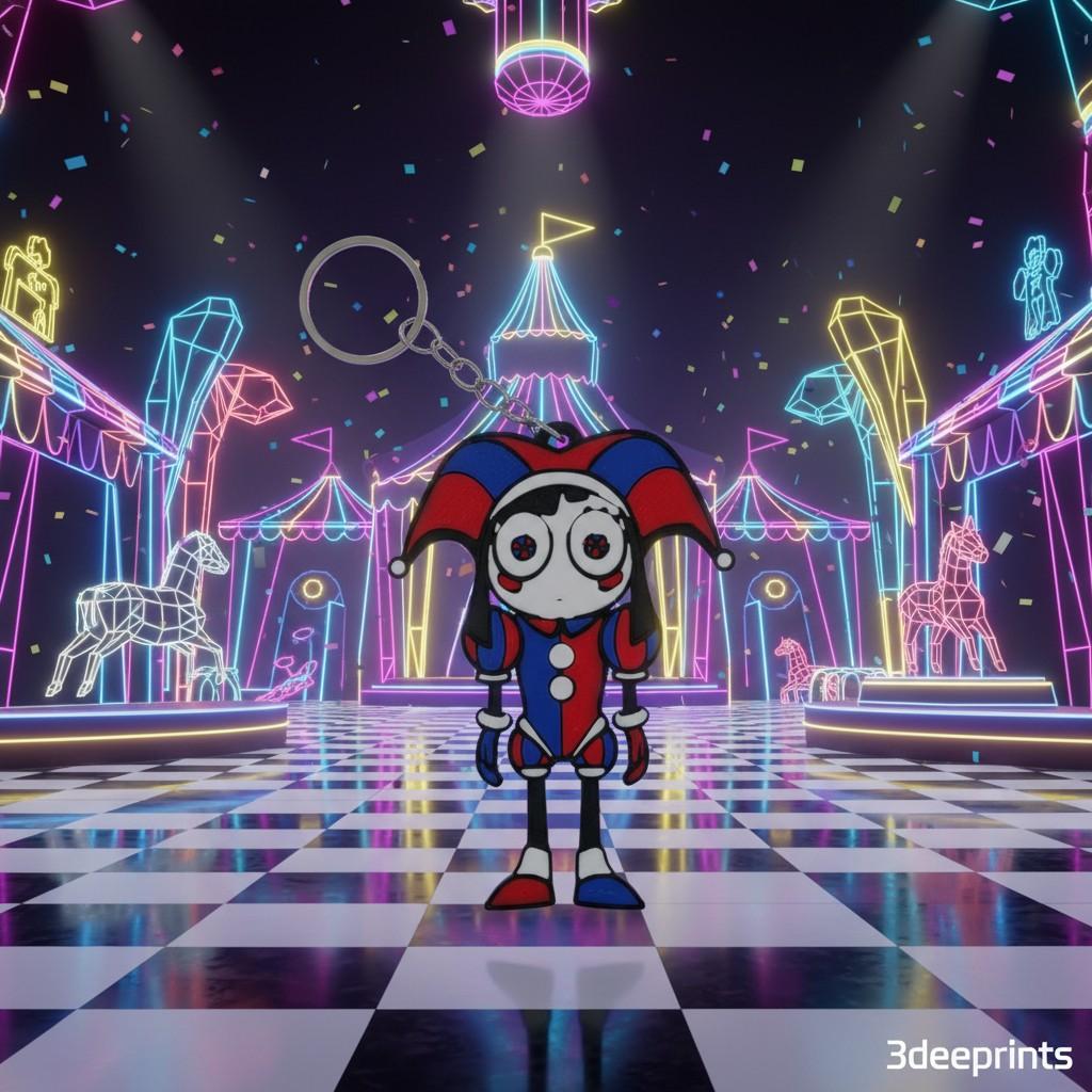 Keyring - Pomni Flat