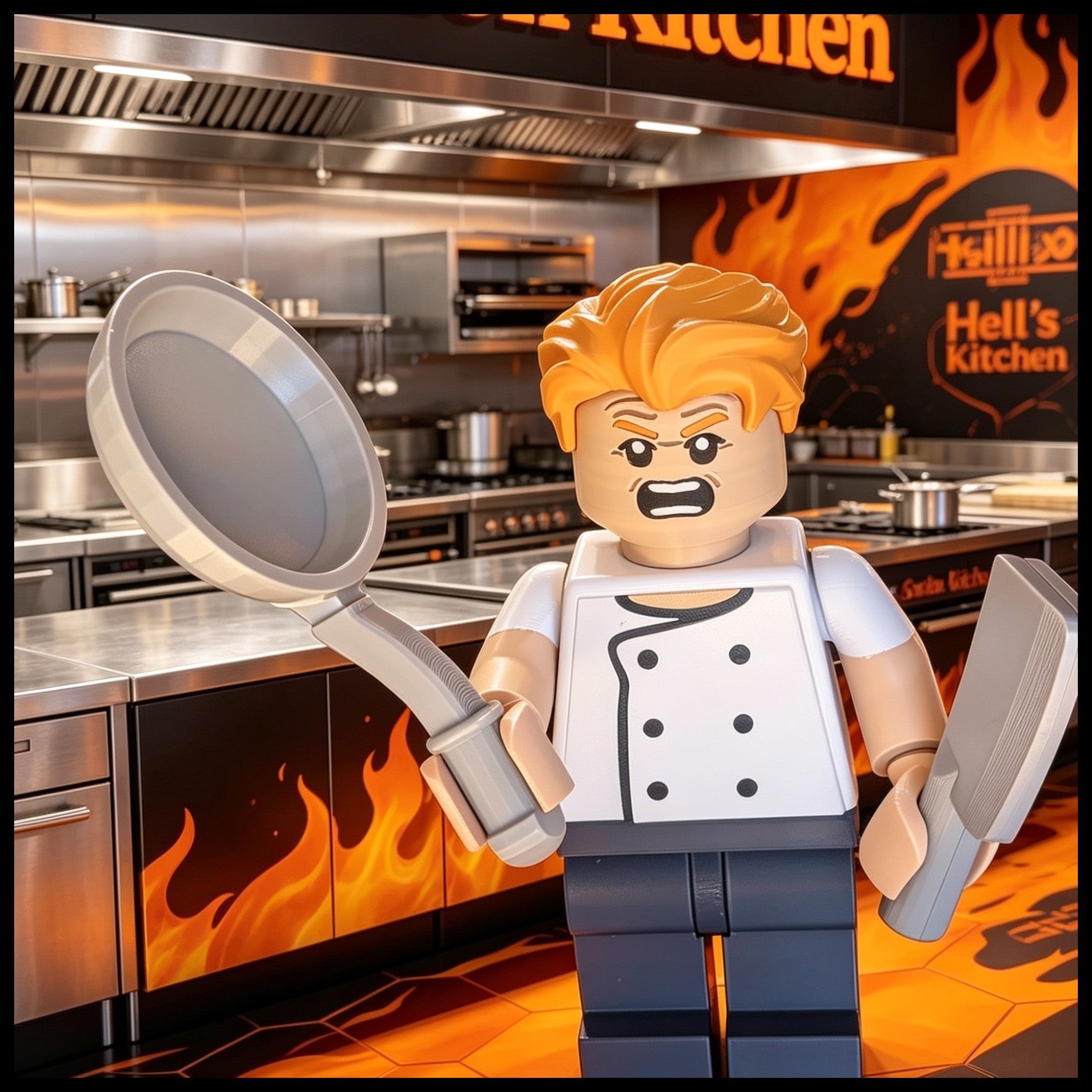 Lego Gordon Ramsay (Hell's Kitchen)