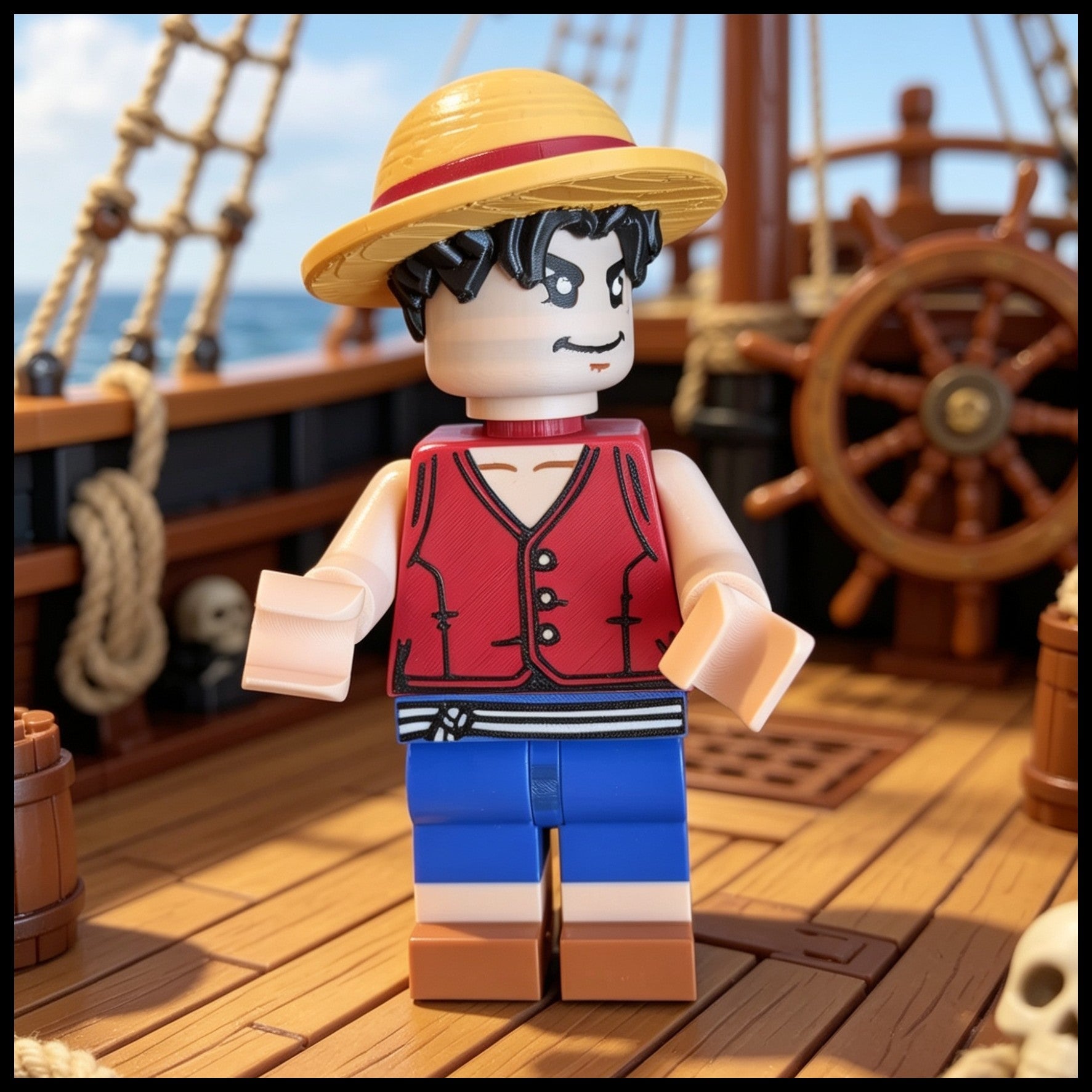 Lego Monkey D. Luffy - One Piece