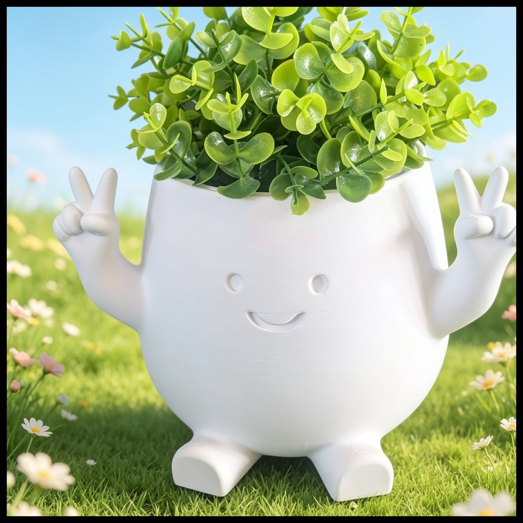 Peace Flower Pot