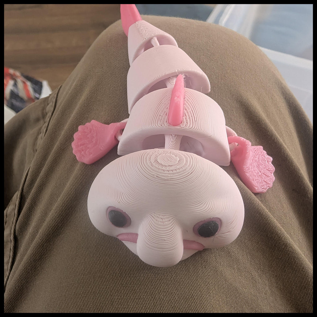 Pink Axolotl Flexi