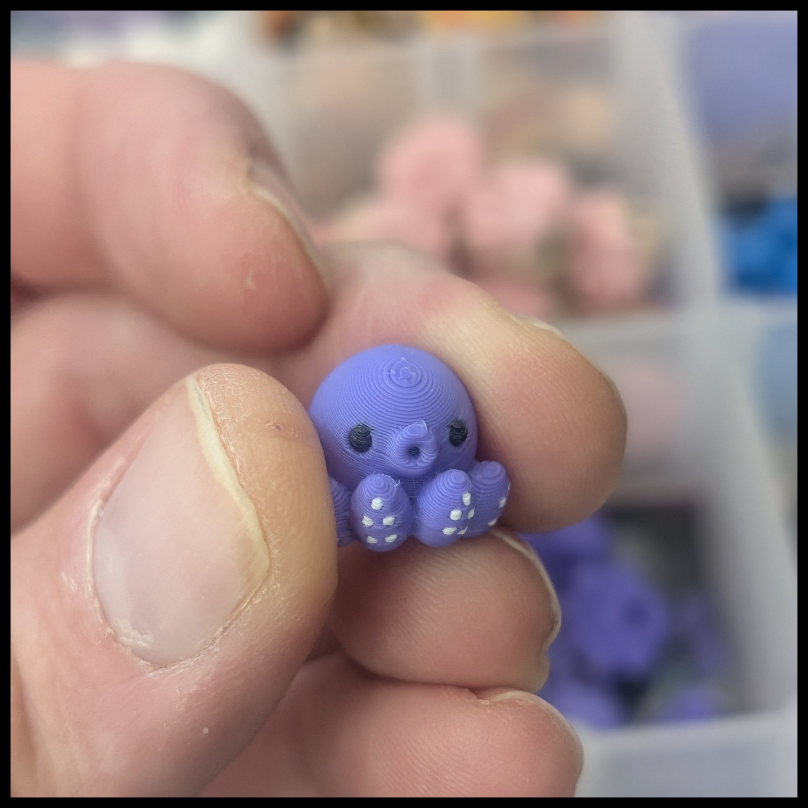 Purple Octopus dumpling