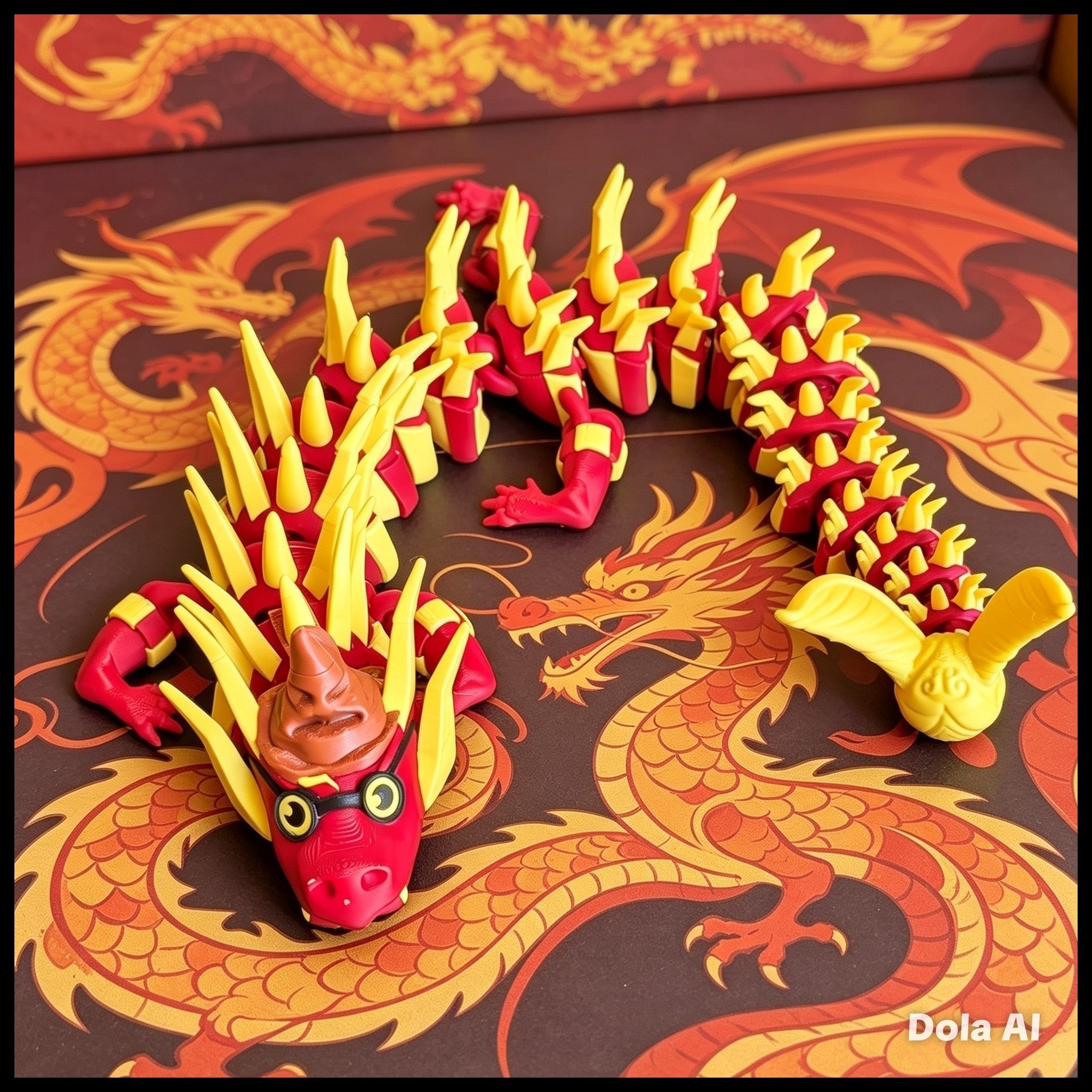 XL Flexi Dragon - Golden Snitch