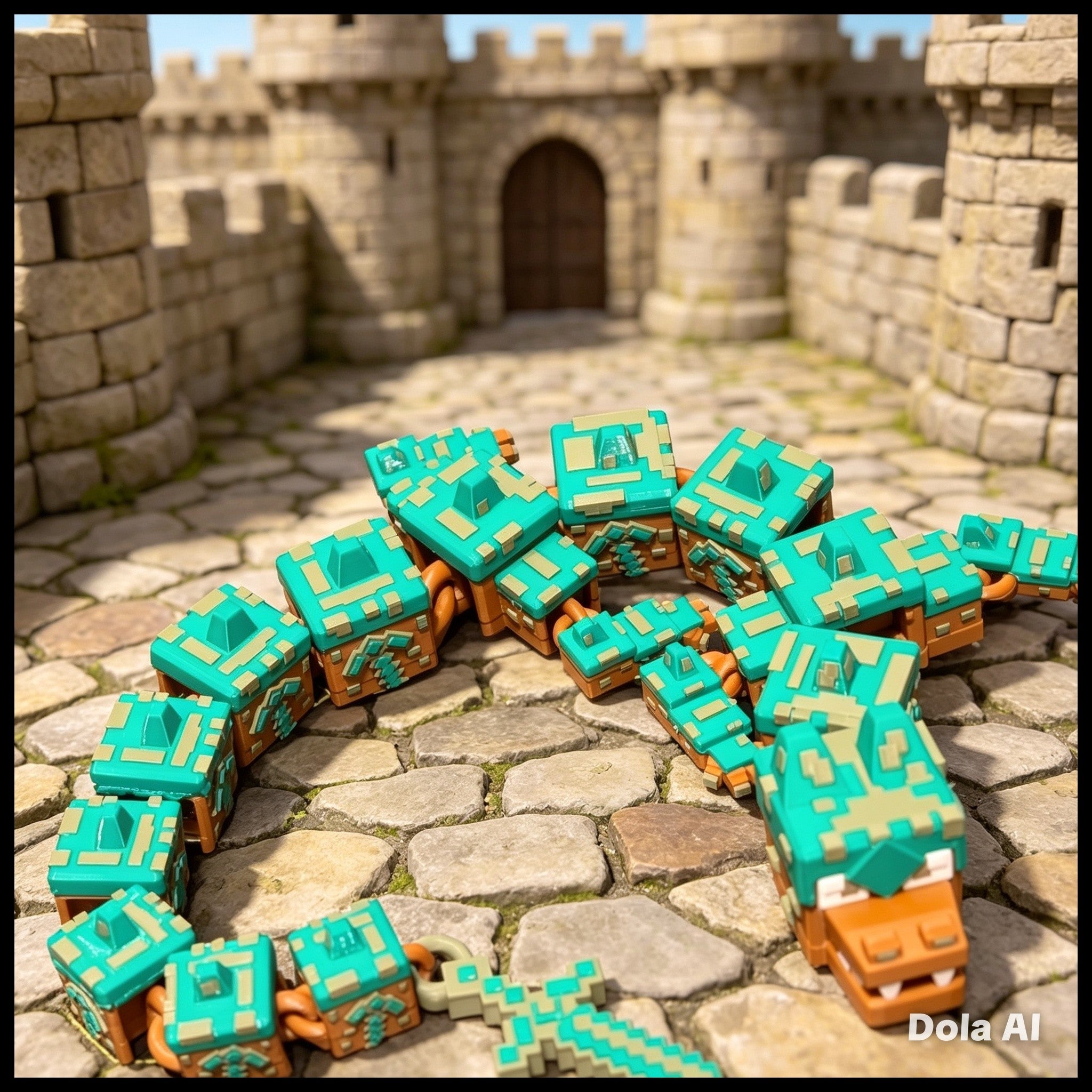 XL Flexi Dragon - Minecraft