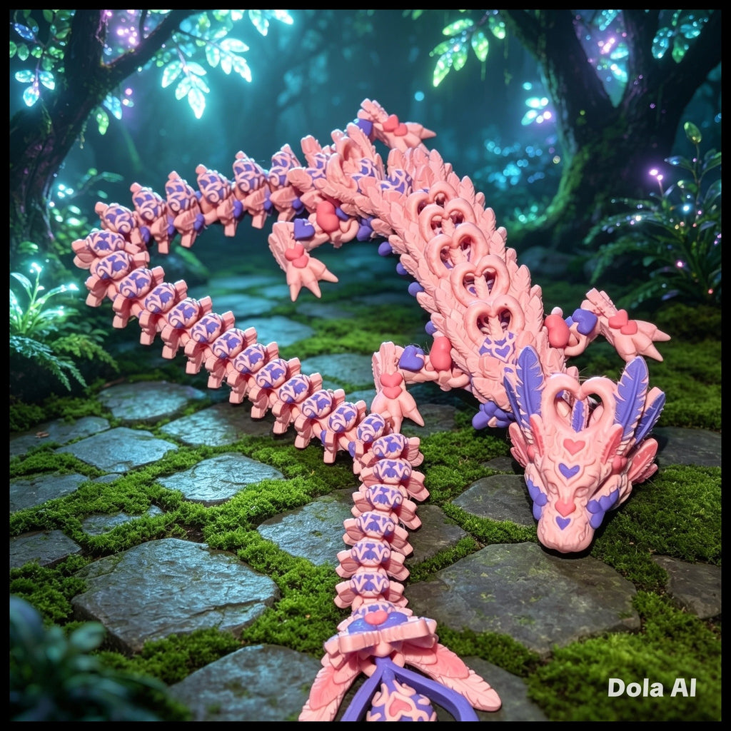 XL Flexi Dragon - Pink/Purple