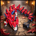 XL Flexi Dragon - Red/Blue